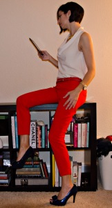 Red Pants, blue shoes, ultimate fashion experience